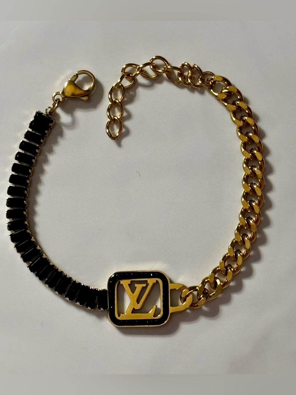 Brand new !! Black and Gold Chain Bracelet